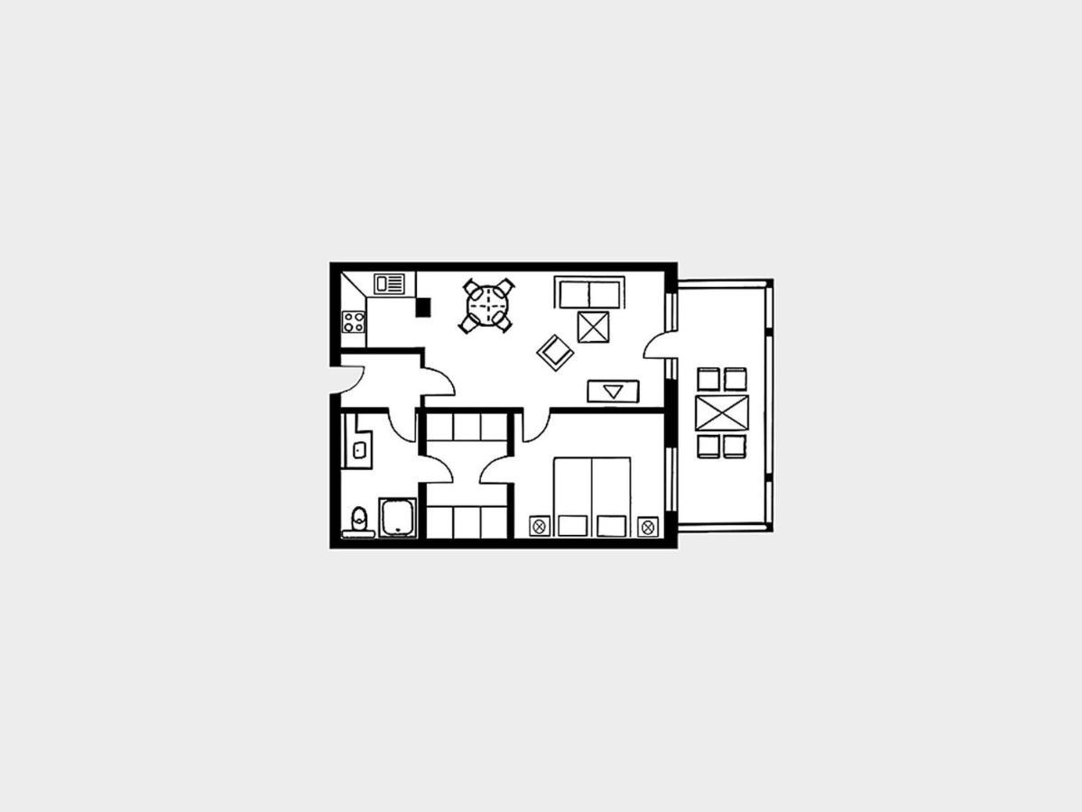 Strandvillen Binz - Ferienwohnung Mit 1 Schlafzimmer Und Balkon Ah-627 Экстерьер фото